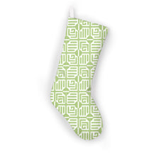 Load image into Gallery viewer, Thibaut Labyrinth Velvet Christmas Stocking