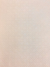 Load image into Gallery viewer, Designer Water &amp; Stain Resistant Cream Diamond Geometric Upholstery Fabric WHS 4598
