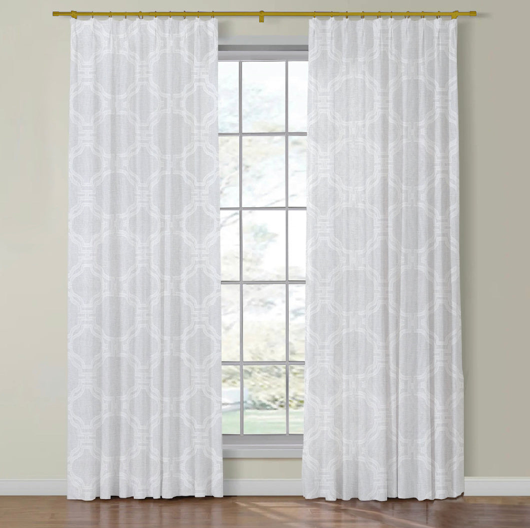 Thibaut Clinton Sheer Side Drapery Panels