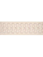 Load image into Gallery viewer, 2.75" Wide Pearl Ivory Embroidered Drapery Tape Trim