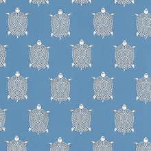 Load image into Gallery viewer, Set of Two Made to Order Thibaut Turtle Bay Indoor Outdoor Side Drapery Panels