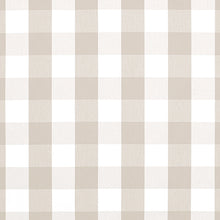 Load image into Gallery viewer, Set of Two Made to Order Thibaut Hammond Check Side Drapery Panels