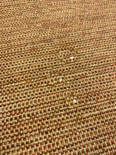 Load image into Gallery viewer, Designer Water &amp; Stain Resistant Beige Rusty Orange Brown MCM Mid Century Modern Tweed Upholstery Fabric WHS 4656
