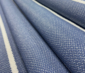 Revolution Outdoor Starboard Navy Blue White Upholstery Fabric STA 5055