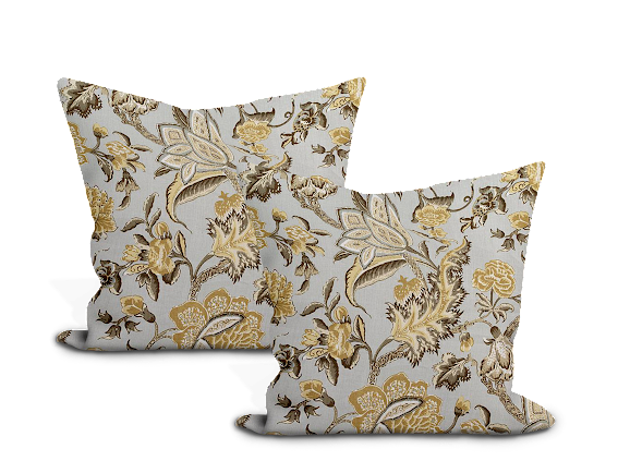 Schumacher Ceylon Floral Vine Pillow Cover