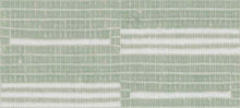 Load image into Gallery viewer, Cotton Seafoam Green White Cream Stripe Upholstery Drapery Fabric FB