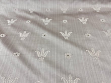 Load image into Gallery viewer, Vintage Taupe Stripe French Country Damask Upholstery Drapery Fabric