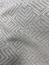 Load image into Gallery viewer, Urban Source Journey White Sand Polypropylene Indoor Outdoor Water Stain Repellent Taupe Geometric Upholstery Fabric