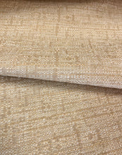 Load image into Gallery viewer, Wheat Beige MCM Mid Century Modern Woven Nubby Tweed Water Resistant Upholstery Fabric