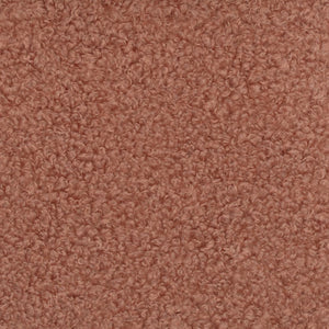 Rose Stain Resistant Heavy Duty MCM Boucle Upholstery Fabric