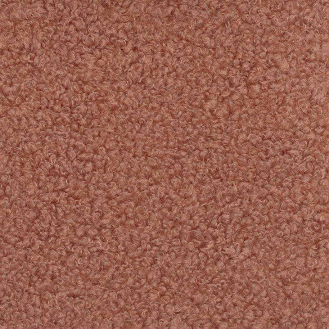 Rose Stain Resistant Heavy Duty MCM Boucle Upholstery Fabric
