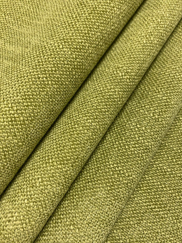 Designer Water & Stain Resistant Lime Green MCM Mid Century Modern Tweed Upholstery Fabric WHS 4612