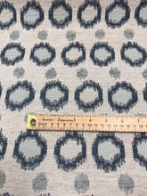 Load image into Gallery viewer, PINDLER MARTIN LAKE STAIN RESISTANT TEAL SEAFOAM GEOMETRIC UPHOLSTERY FABRIC