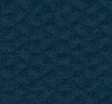 Load image into Gallery viewer, Teal Blue Geometric Matelasse Chenille Upholstery Fabric FB