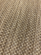 Load image into Gallery viewer, Designer Water &amp; Stain Resistant Taupe Beige MCM Mid Century Modern Tweed Chenille Upholstery Fabric WHS 4606