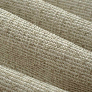 Oatmeal Beige Cream MCM Mid Century Modern Stripe Upholstery Fabric FB