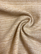 Load image into Gallery viewer, Designer Water &amp; Stain Resistant Beige Cream Chenille MCM Mid Century Modern Upholstery Fabric WHS 4603