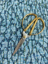 Load image into Gallery viewer, 1.5 yard Greenhouse S4831 Biscay Blue Aqua Yellow green Abstract Upholstery Fabric STA 5079