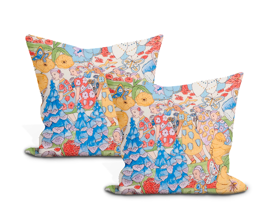 Schumacher Fairie Garden Pillow Cover