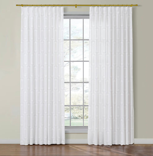 Thibaut Tristan Sheer Side Drapery Panels