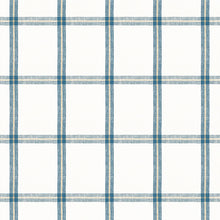 Load image into Gallery viewer, Set of Two Made to Order Thibaut Huntington Plaid Side Drapery Panels