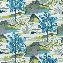 Load image into Gallery viewer, Set of Two Made to Order Thibaut Daintree Side Drapery Panels