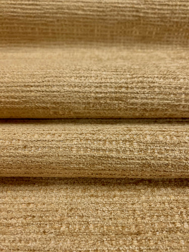 1.9 Yd Designer Taupe Textured Chenille Water & Stain Resistant Upholstery Fabric WHS 4561