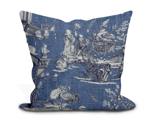 Thibaut Cheng Toile Pillow