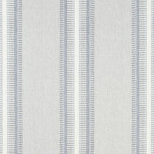 Load image into Gallery viewer, Set of Two Made to Order Thibaut Semi Sheer Brampton Stripe Side Drapery Panels