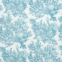 Load image into Gallery viewer, Set of Two Made to Order Thibaut Marine Coral Side Drapery Panels