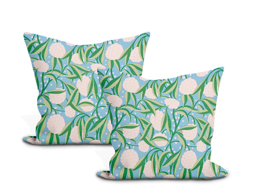 Schumacher Rubus Cotton Linen Pillow Cover
