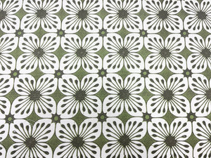 Quadrille China Seas Barbados Batik Jungle Brown on Vellum Suncloth Indoor Outdoor Fabric
