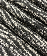 Load image into Gallery viewer, Stout Sunbrella Holden Black White Reversible Animal Pattern Upholstery Fabric WHS 5121