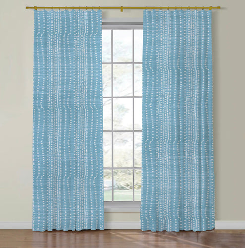 Thibaut Indoor Outdoor Cape Town Side Drapery Panels