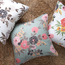 Load image into Gallery viewer, Pair of Custom Made Schumacher Valentina Floral Pillow Covers - Both Sides