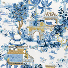 Load image into Gallery viewer, Set of Two Made to Order Thibaut Mystic Garden Side Drapery Panels