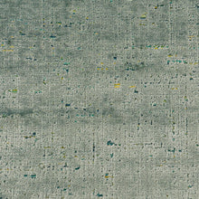 Load image into Gallery viewer, Seafoam Aqua Blue Chartreuse Cut Velvet Upholstery Fabric