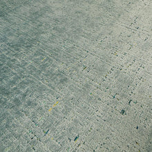 Load image into Gallery viewer, Seafoam Aqua Blue Chartreuse Cut Velvet Upholstery Fabric