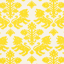 Load image into Gallery viewer, Pair of Custom Made Schumacher Regalia Pillow Covers - Both Sides