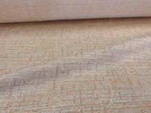 Load image into Gallery viewer, Wheat Beige MCM Mid Century Modern Woven Nubby Tweed Water Resistant Upholstery Fabric