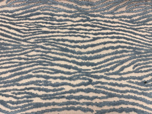 1.9 Yard Cowtan & Tour Sargasso Blue Abstract Cut Velvet Upholstery Fabric