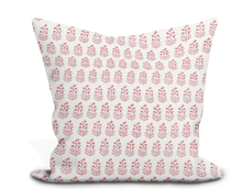 Load image into Gallery viewer, Custom Pillow Cover in Floral Thibaut Chloe