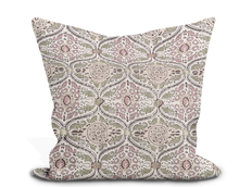 Load image into Gallery viewer, Custom Pillow Cover in Floral Thibaut Cecilia in Blush - One Side