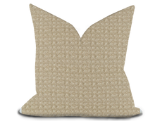 Load image into Gallery viewer, Custom Pillow Cover in Floral Botanical Thibaut Holly Trellis in Beige - One Side