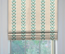 Load image into Gallery viewer, Thibaut Burton Stripe  Roman Shade 