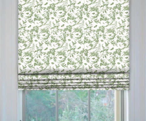 Thibaut Newlands Toile Roman Shade