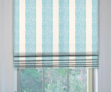 Load image into Gallery viewer, Thibaut Clipperton Stripe Roman Shade