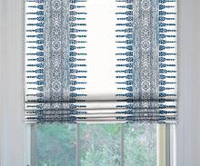 Load image into Gallery viewer, Thibaut  Javanese Stripe Roman Shade