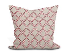Load image into Gallery viewer, Pillow Cover in Abstract Thibaut Halifax Embroidery