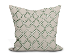 Load image into Gallery viewer, Pillow Cover in Abstract Thibaut Halifax Embroidery